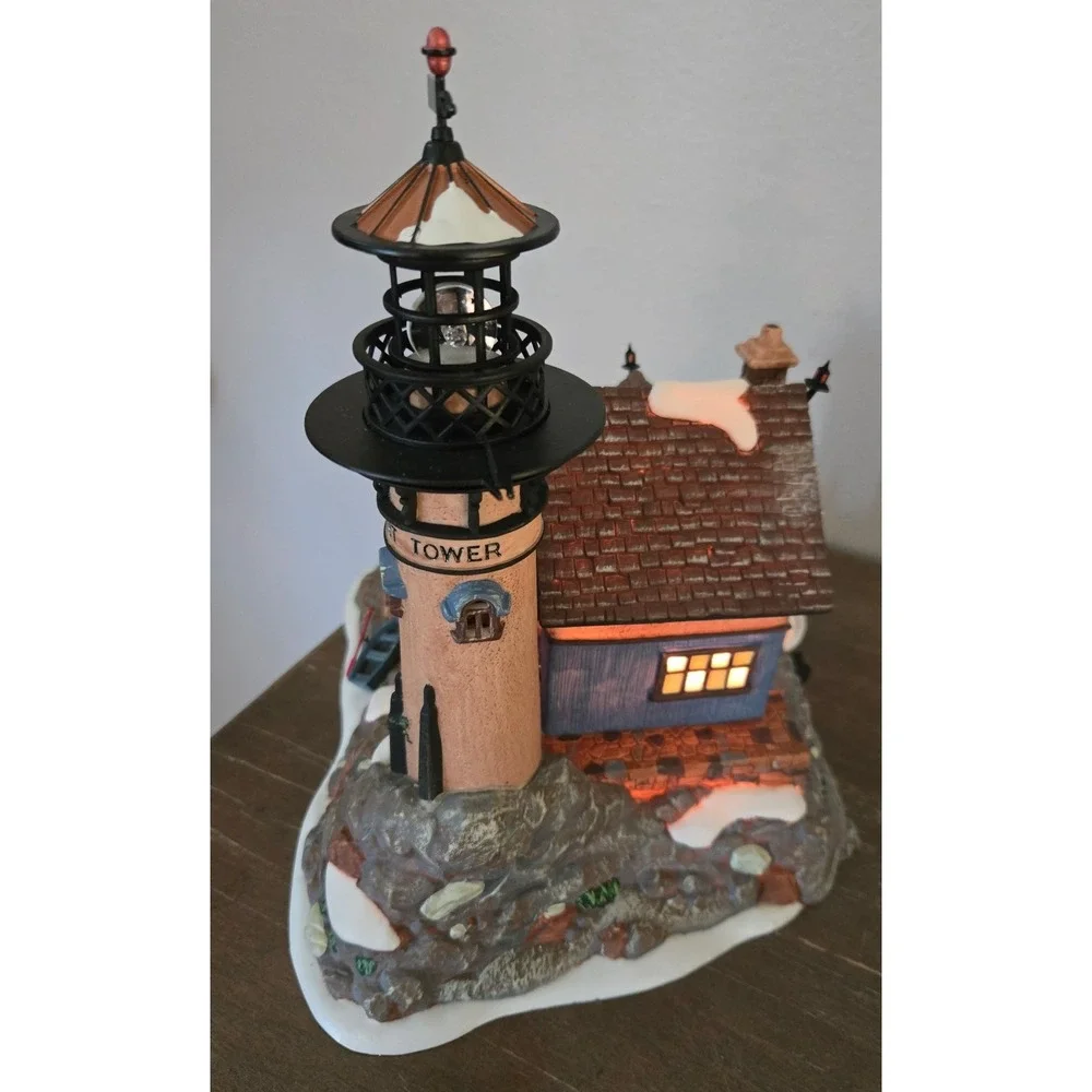 Department 56 Dickens Village Lynton Point Tower‎ Lighthouse Cottage dept 56